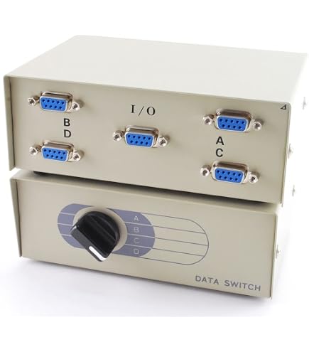 Amazon.com: ABCD 4 Way Switch Box, DB25 Female : Electronics